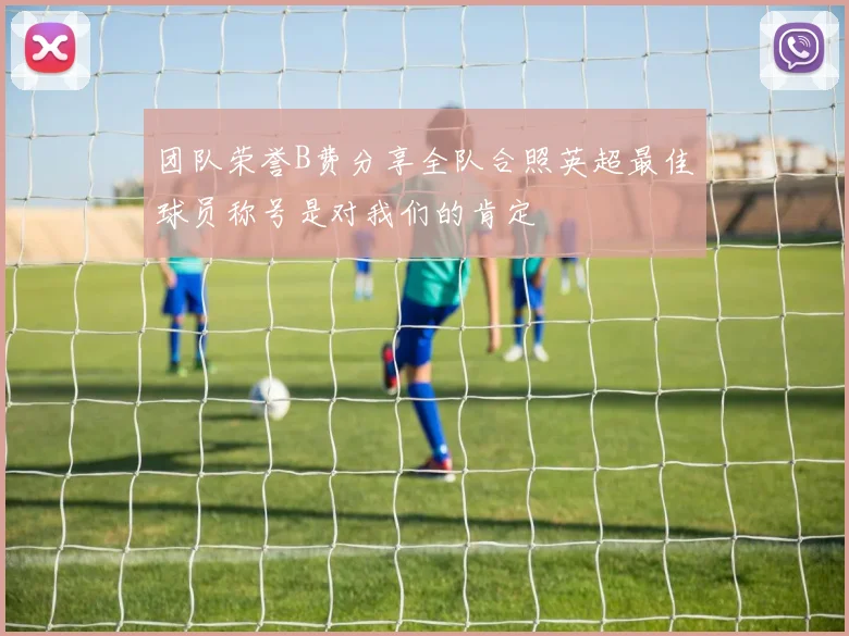 团队荣誉B费分享全队合照英超最佳球员称号是对我们的肯定